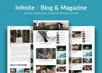 Infinite - Blog & Magazine Script